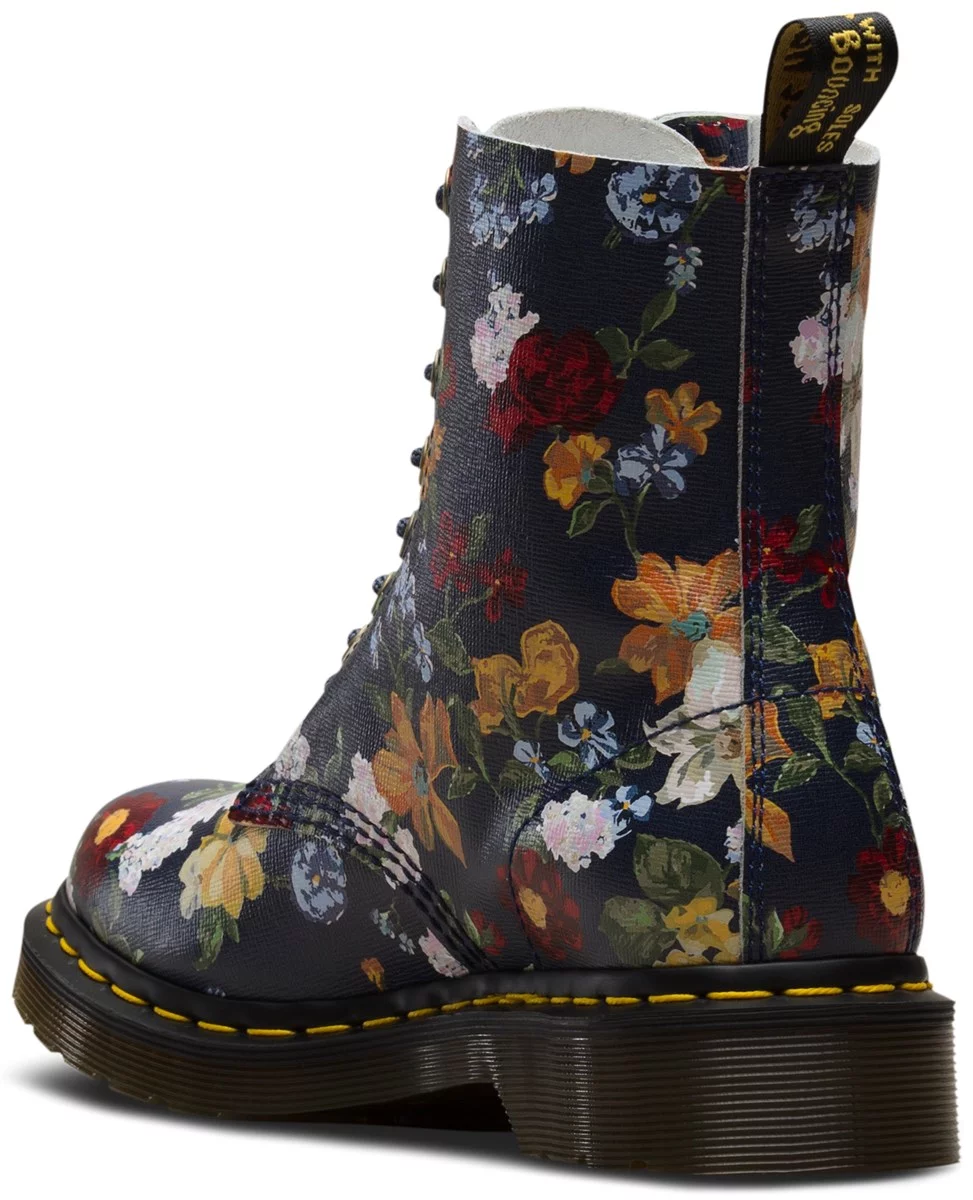 Dr martens darcy sales floral 1460 pascal