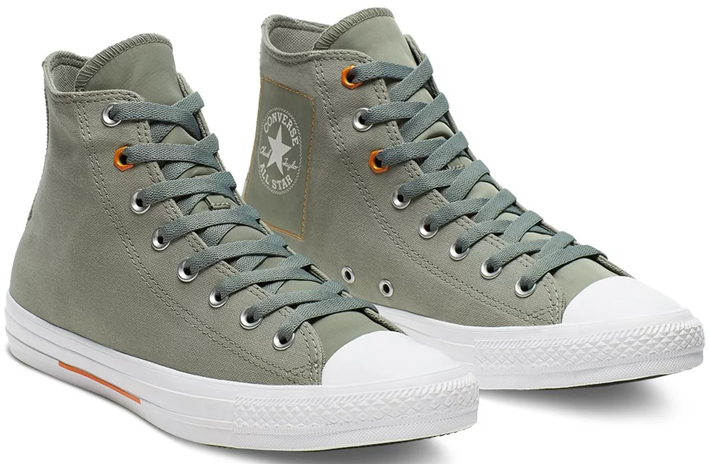 Converse Chuck Taylor All Star Hi Jade Stone Orange Rind White 165052C