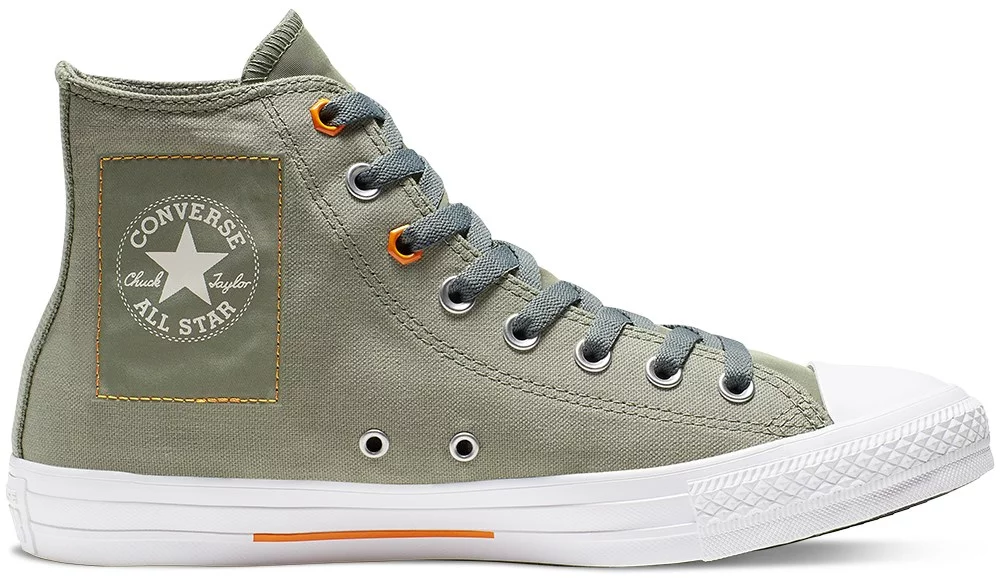 Converse Chuck Taylor All Star Hi Jade Stone Orange Rind White 165052C