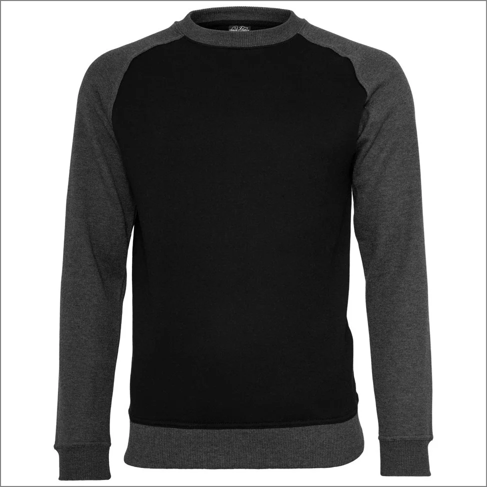 Urban Classics FLUFFY CREWNECK - Sweatshirt - Lightasphalt/hellgrau