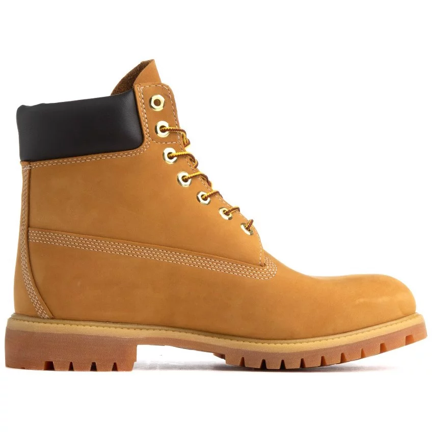 Férfi cipők Timberland 6 Inch Premium Boot Wheat Nubuck TB010061713 (41) (Yellow)