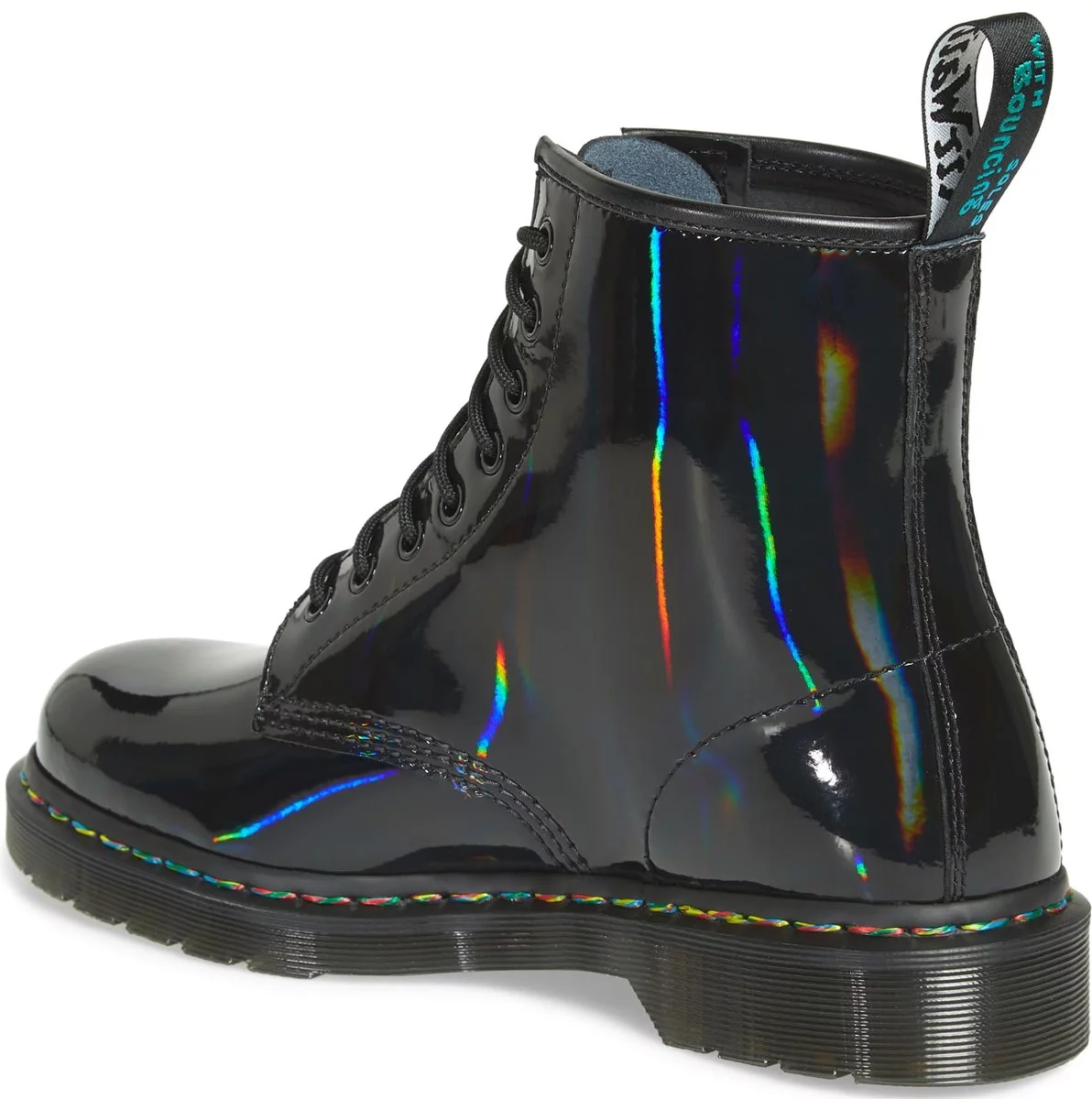 Schuhe Dr. Martens 1460 Rainbow Patent Boot DM24667001