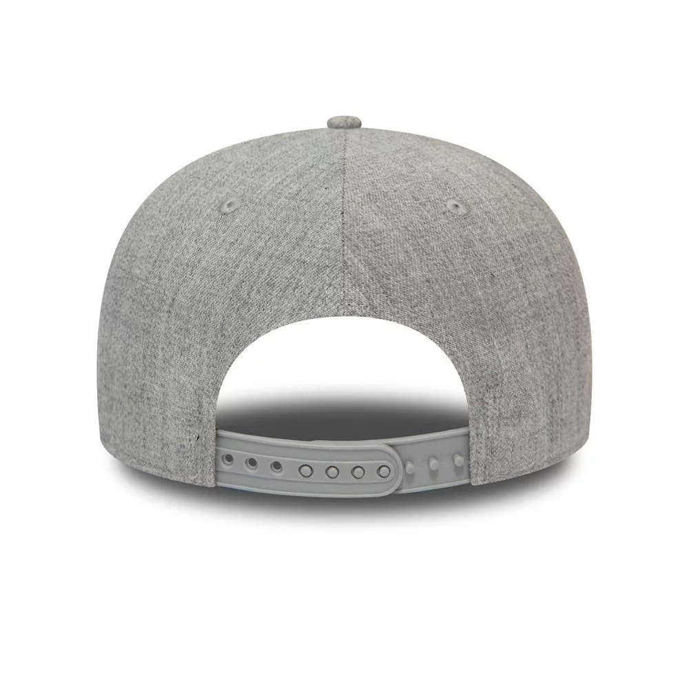 ☆NASTY FANCY CLUB☆ NF TYPO BASIC UNECE WARM GRAY F24QB352 Cap New Era New York Yankes Heather Base Grey Stretch Snap