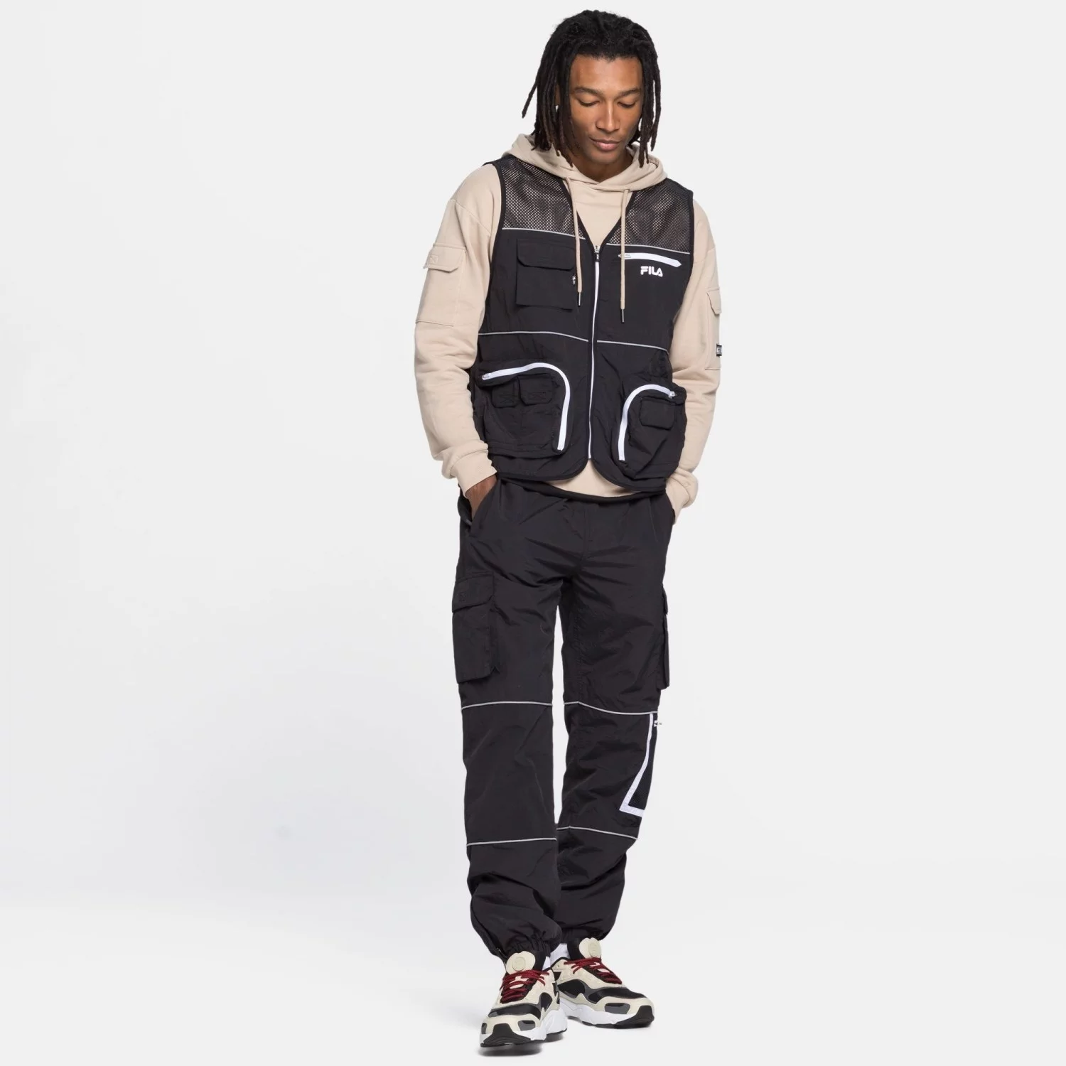 Men s vest Fila Men Uttam Vest Black 687728 002