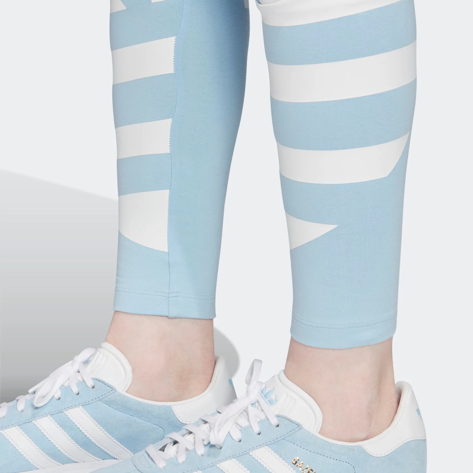 Women's Leggings Adidas Lrg Logo Tight Clear Sky FQ6820