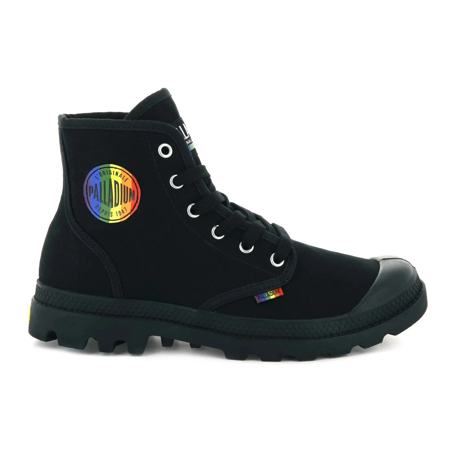 Boty Palladium Pampa Pride Black/Rainbow 76521-054-M (36) (Black)