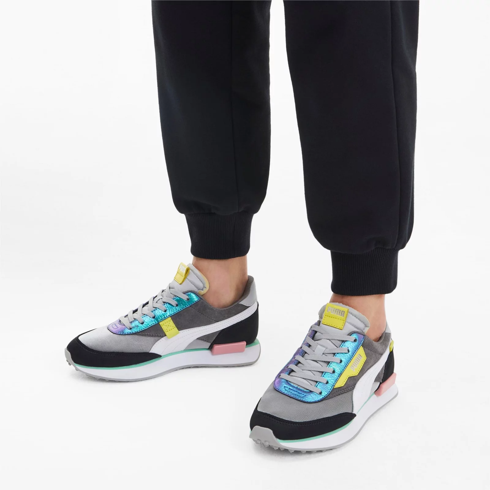 華鈴 Women's sneakers Puma Future Rider Royale Mix Womans Gray