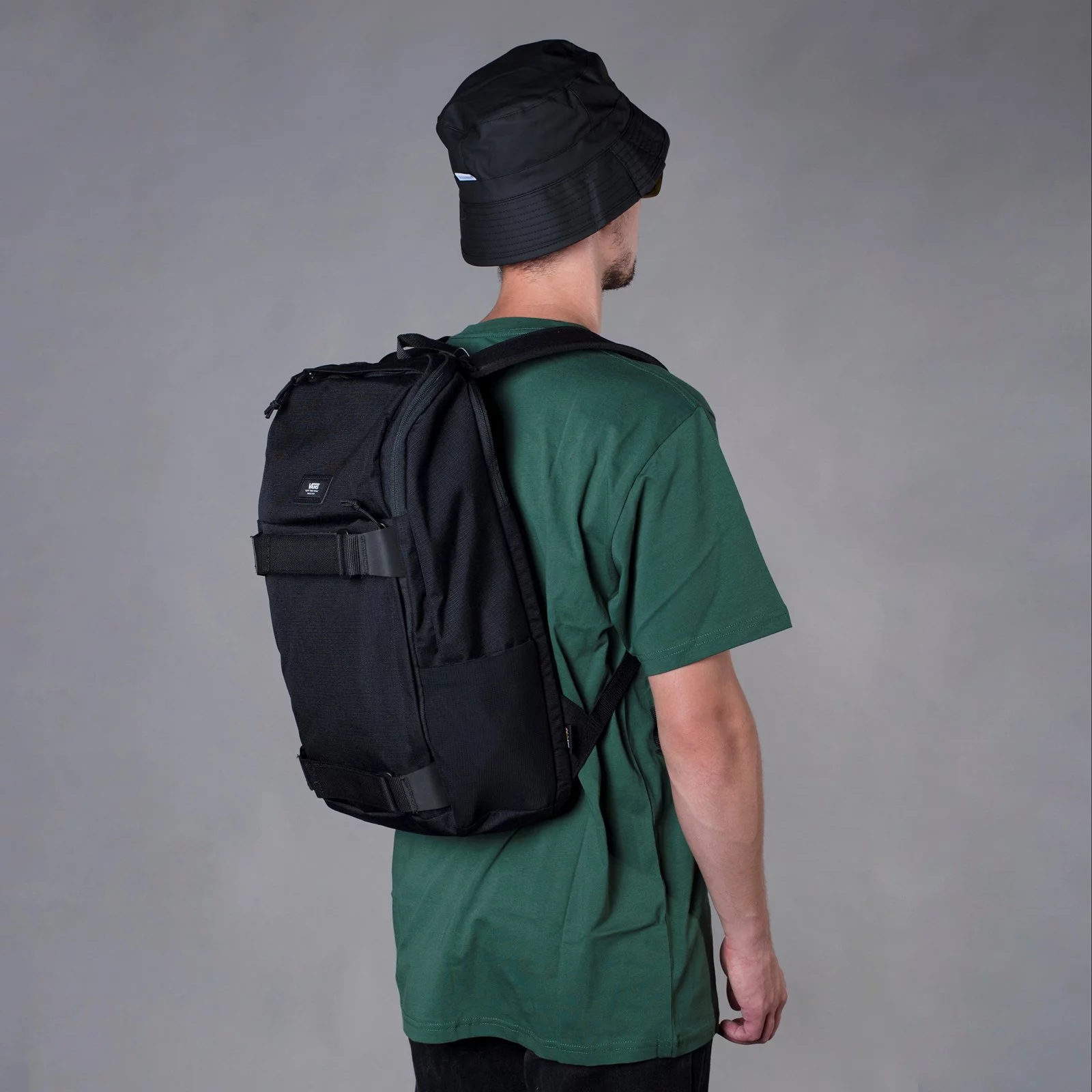Backpack Vans Obstacle Skatepack Black Ripstop VN0A3I696ZC1