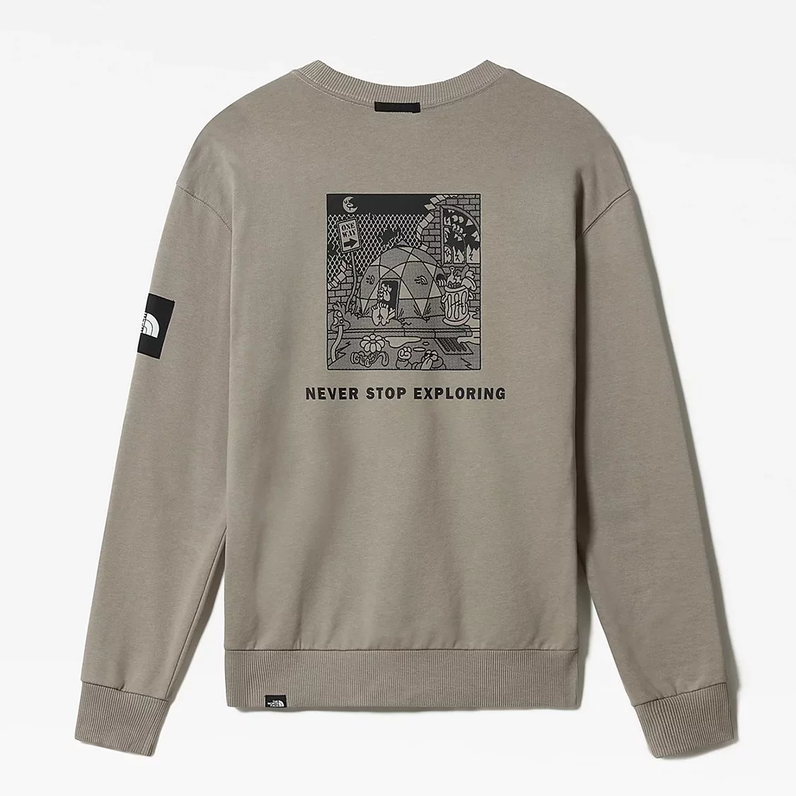 Men's Sweatshirt The North Face Men's Black Box Crew Fleece