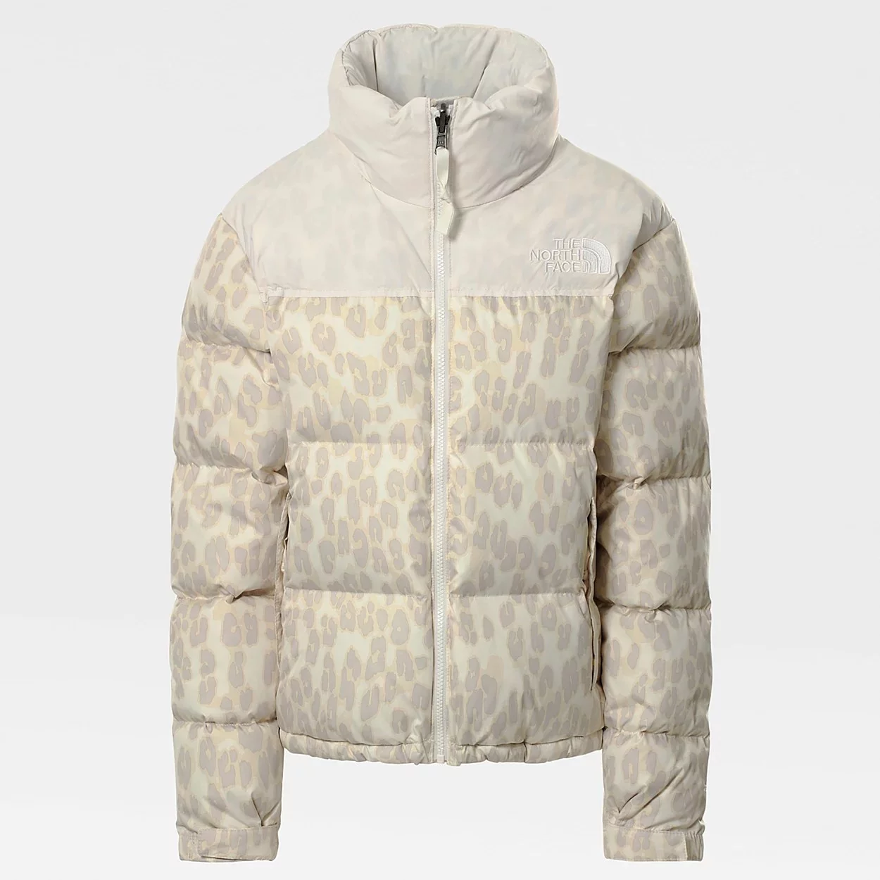 ☆【THE NORTH FACE】☆Nuptse Short Jacket☆Leopard Print☆ Women's The North Face Leopard Print 1996 Retro Short Nuptse