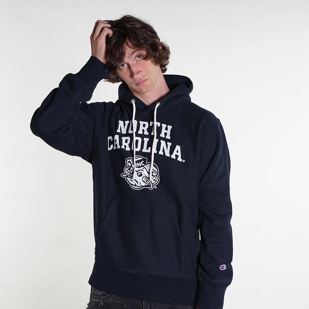 Champion Reverse Weave Hooded Sweatshirt North Carolina NNY 216816 BS501
