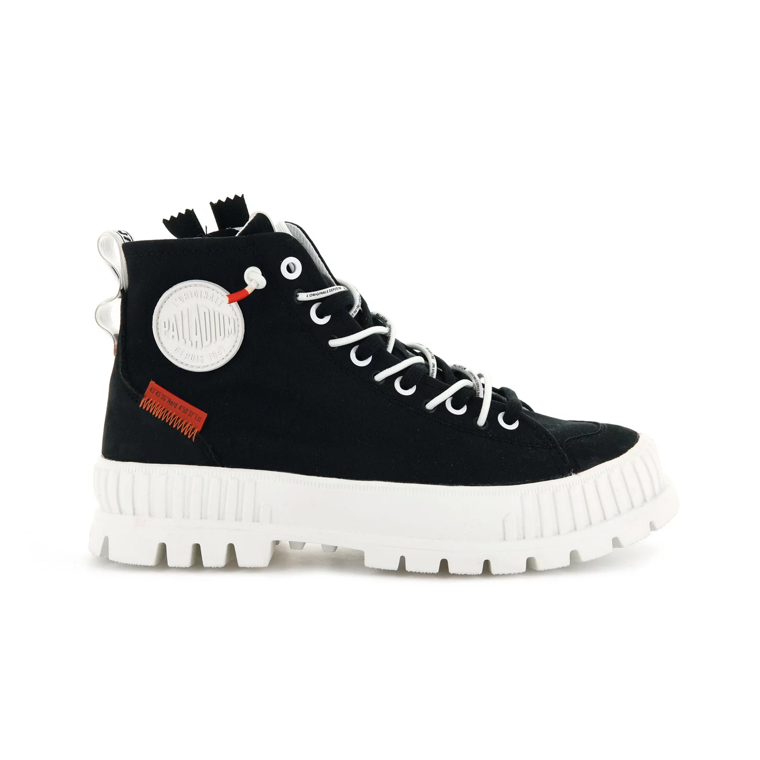 Women's shoes Palladium Pallashock Back Zip Black 97349-008-M