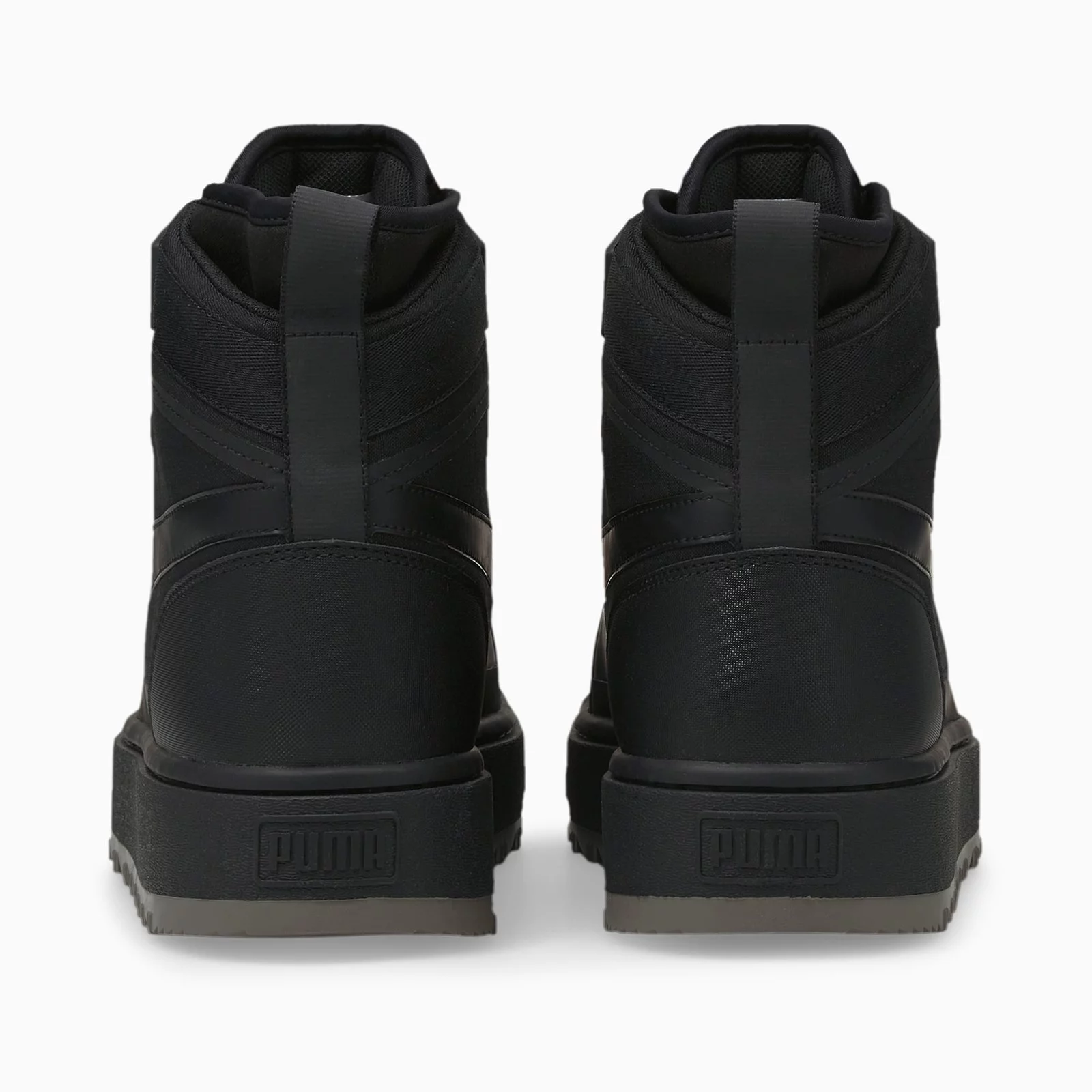 Men's sneakers Puma Suede Mid WTR Puma Black-Steeple Gray 380708 01