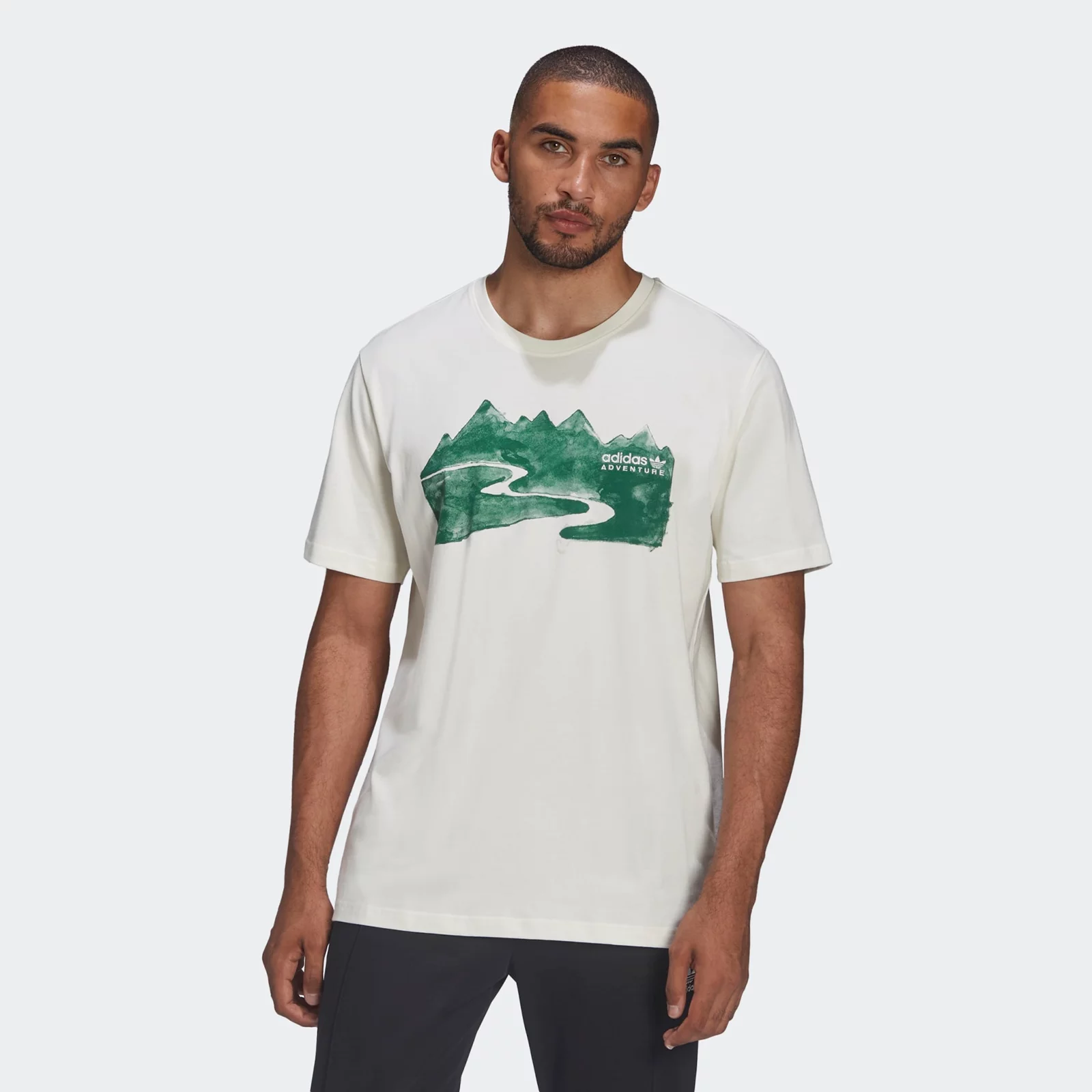 adidas Adventure Mountain Ink Tee White HF4769