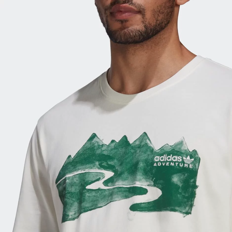 adidas Adventure Mountain Ink Tee White HF4769