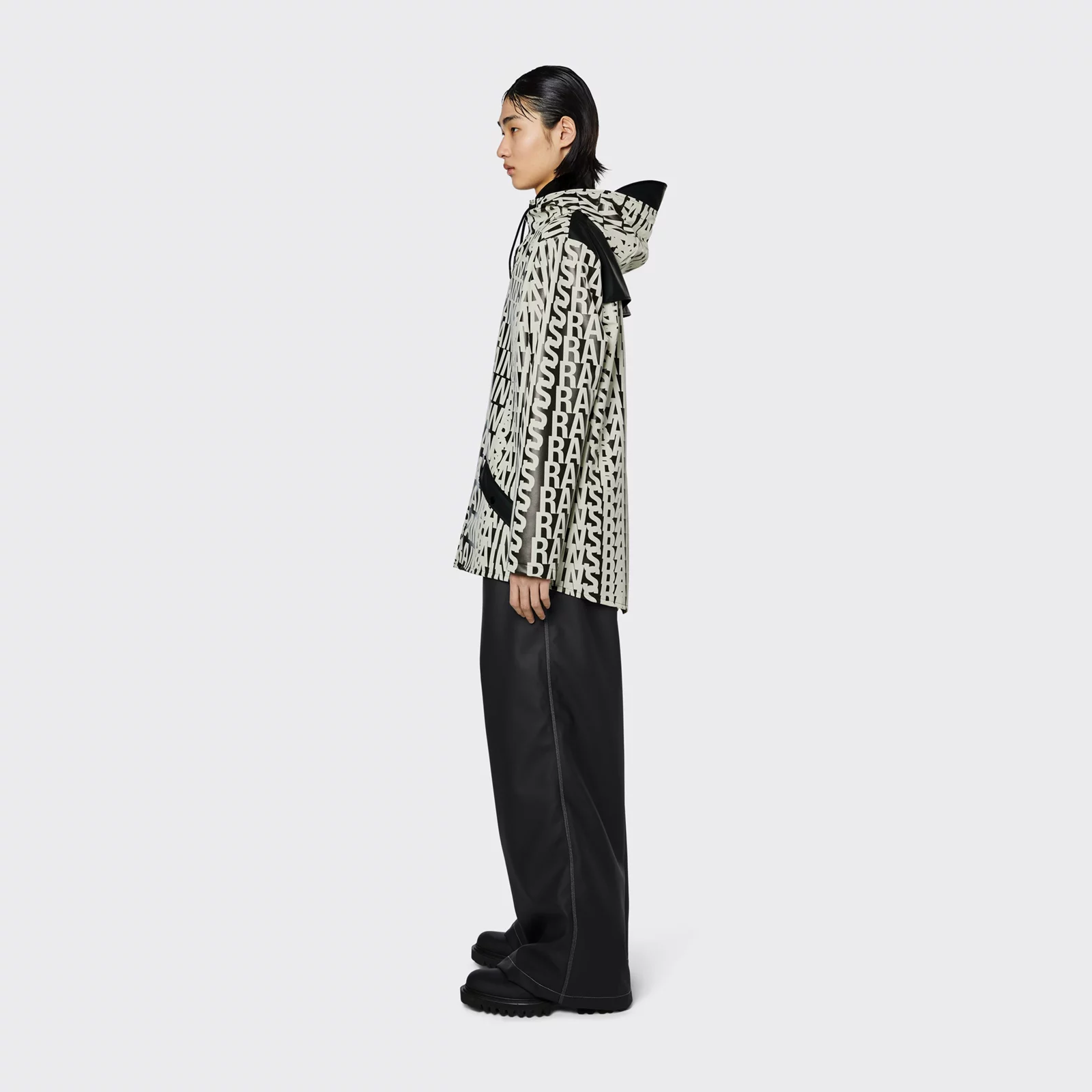 Raincoat Rains Jacket Pre Black-Fossil Monogram 12070 Raincoat Rains Jacket Pre Black-Fossil Monogram 12070