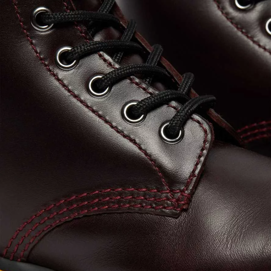 Fur Lined Oxblood Dr Martens Womens Women's Shoes 1460