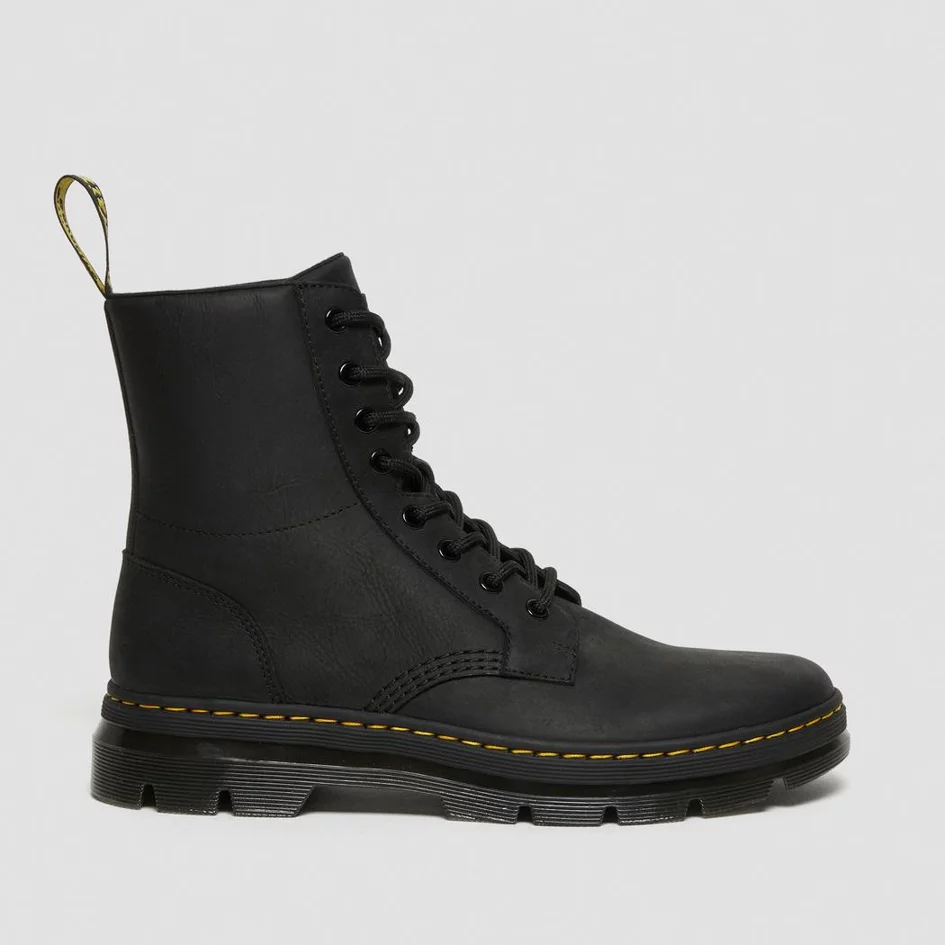 Topánky pre mužov Dr. Martens Combs Leather Casual Boots Black Wyoming DM26007001 (36) (čierna)