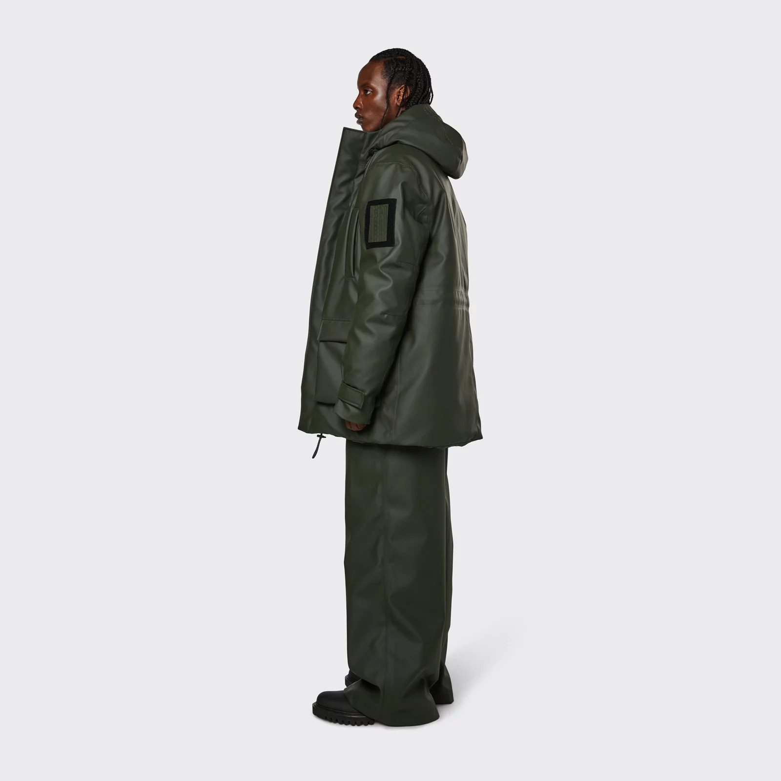 Jacket Rains Glacial Parka Jacket Green 15250 03