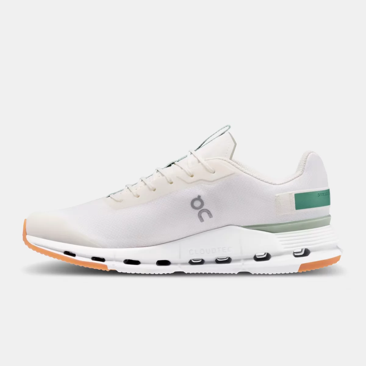 Men's sneakers On Running Cloudnova Form White/Green 26.98222 M