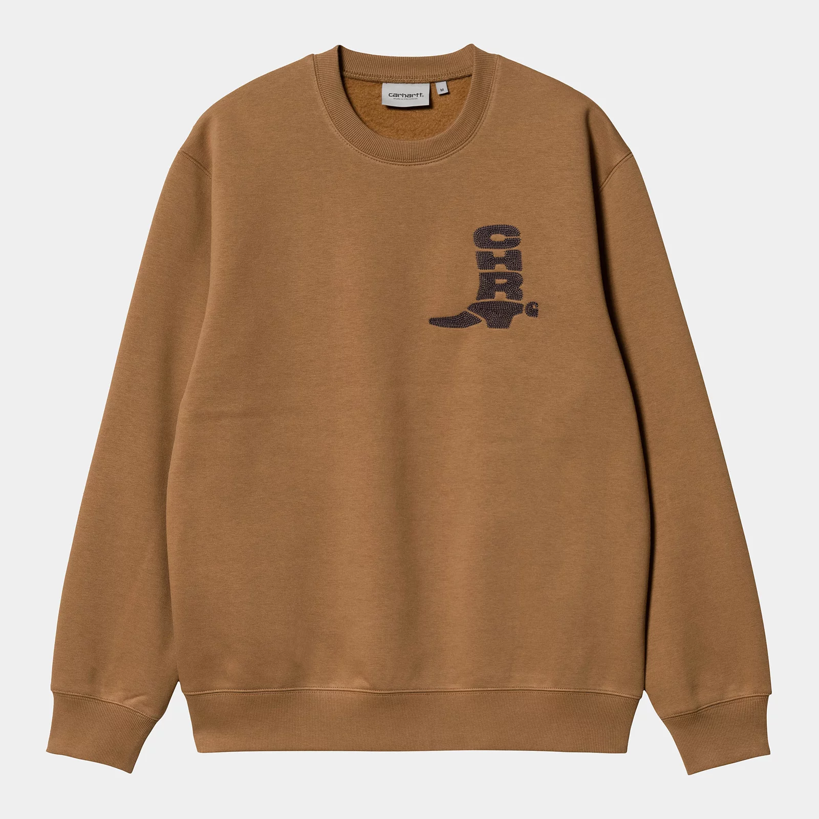 Men's Sweatshirt Carhartt WIP Boot Sweatshirt Hamilton Brown / Tobacco  I031439_00S_XX