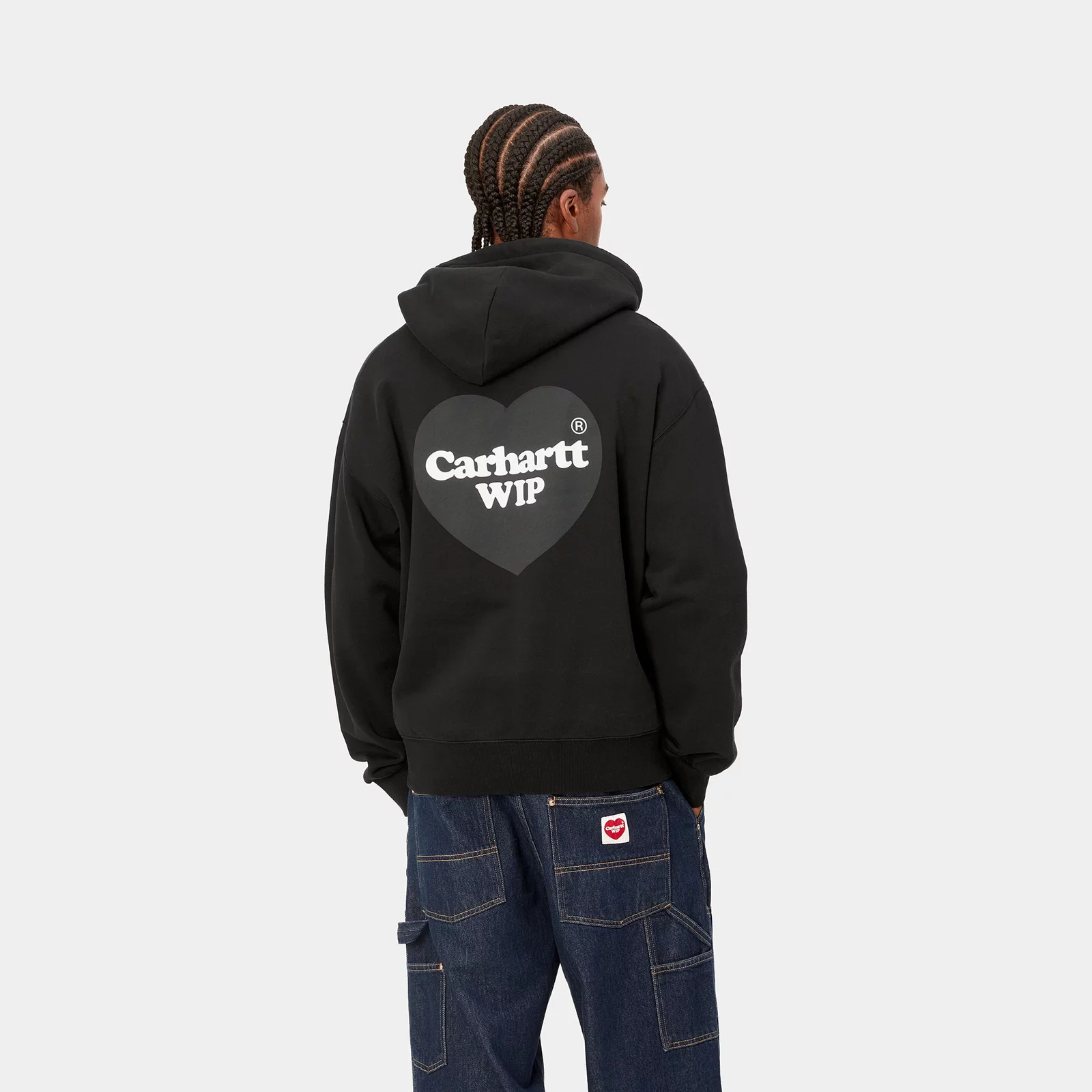 Sweatshirt für Männer Carhartt WIP Hooded Heart Sweat Black I032168_89_XX