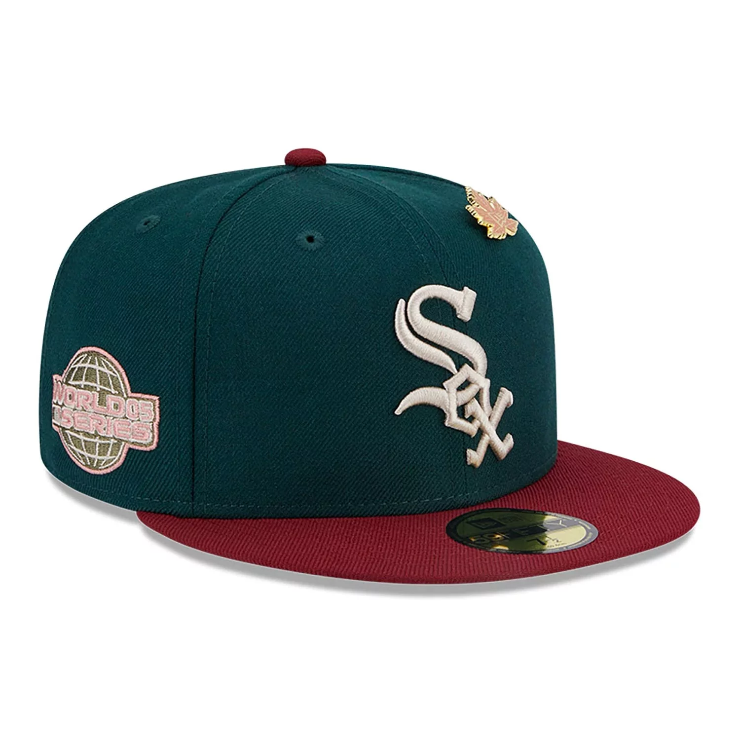 New Era Chicago White Sox MLB Contrast World Series Verde scuro