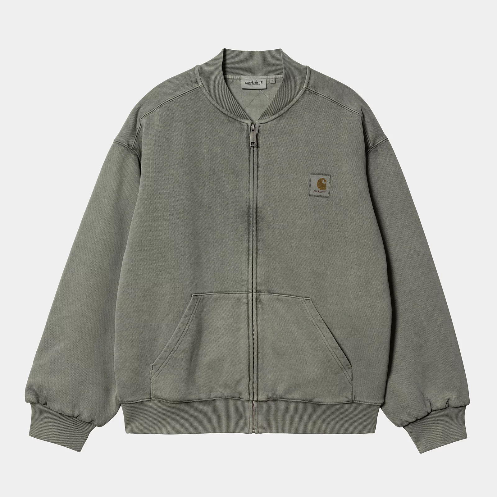 Men's Sweatshirt Carhartt WIP Vista Sweat Bomber Smoke Green