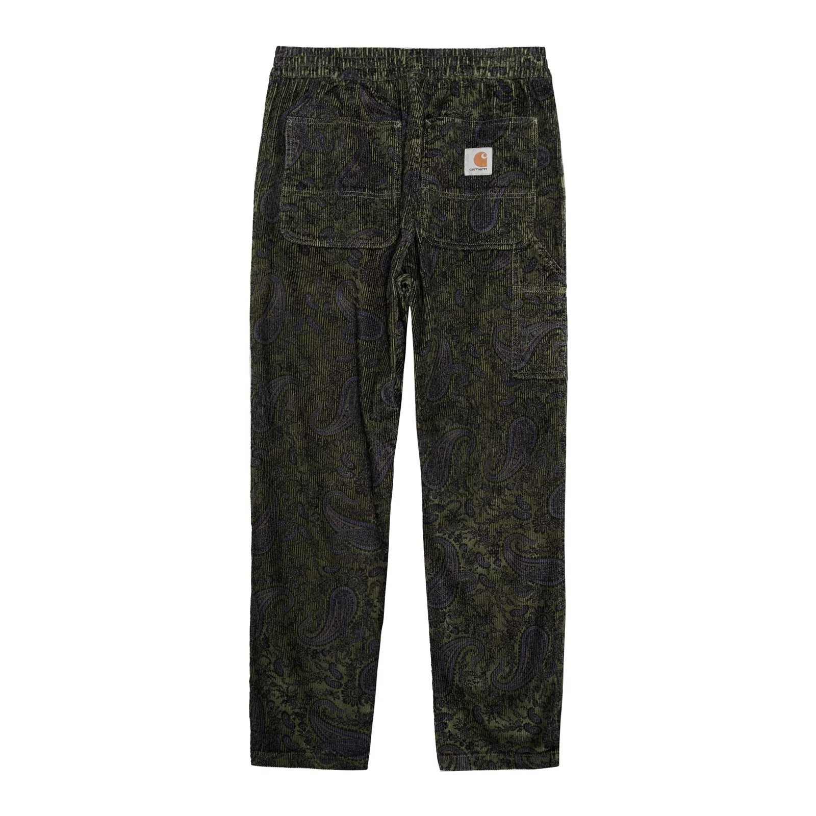 Carhartt WIP Flint Pant Paisley Print Rinsed I029443_1SB_02