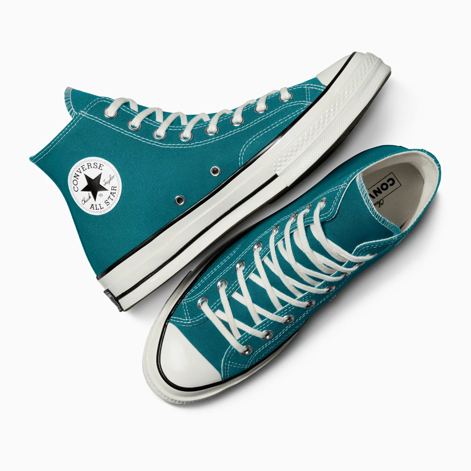 Women s sneakers Converse Chuck 70 Vintage Canvas Teal Universe Egret Black A05589C