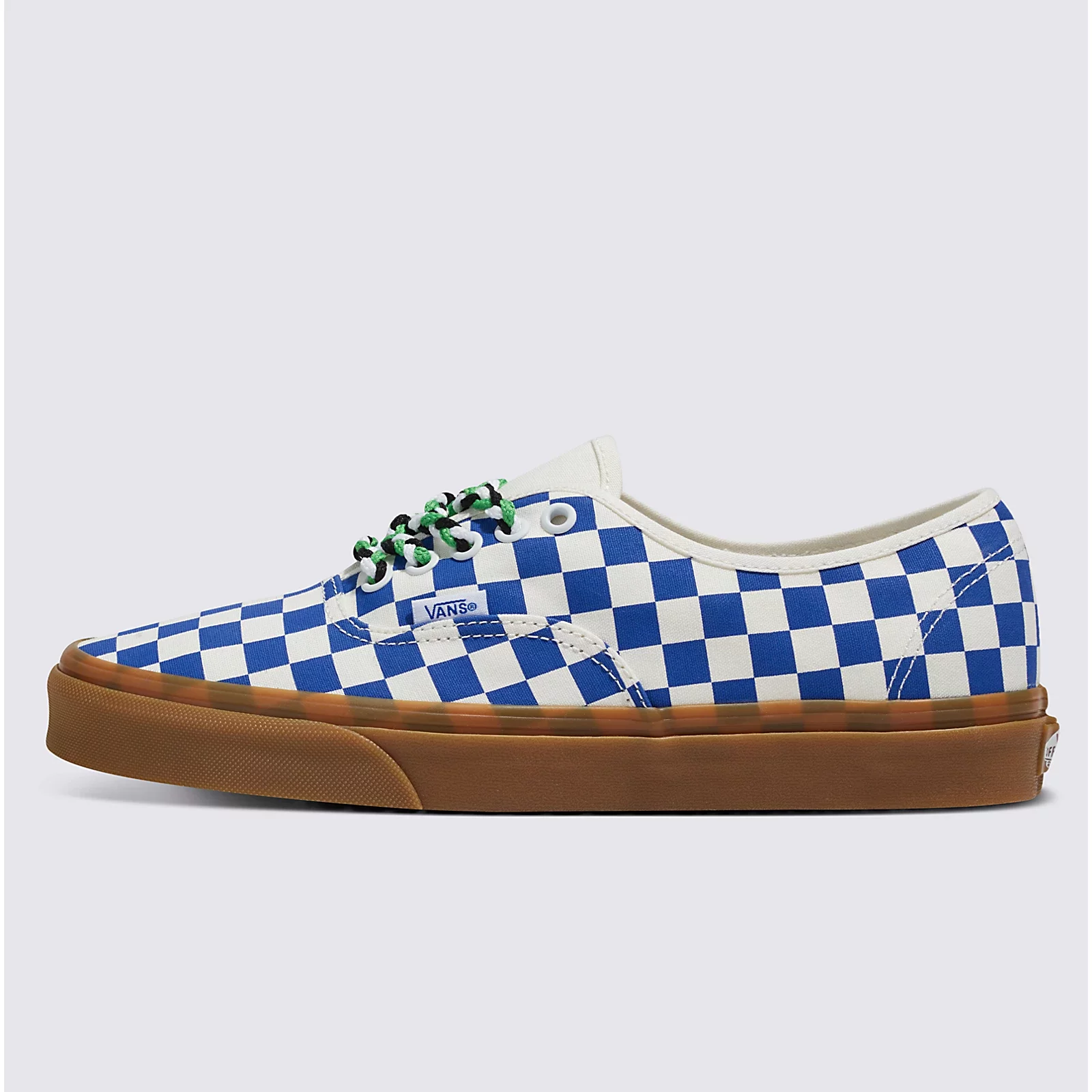 Herren turnschuhe Vans UA Authentic Checkerboard Blue White VN0009PVY6Z