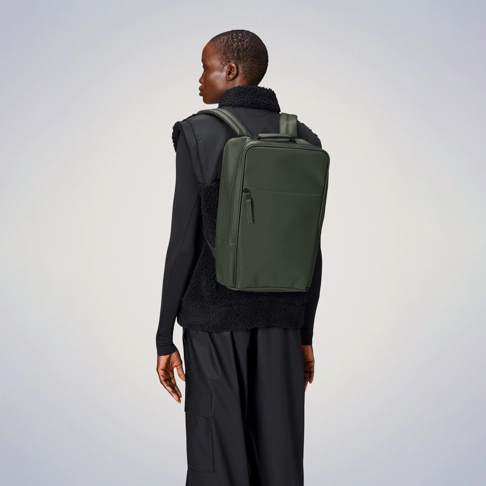 book backpack rains Backpack Rains Book Backpack W3 Green 12310 03