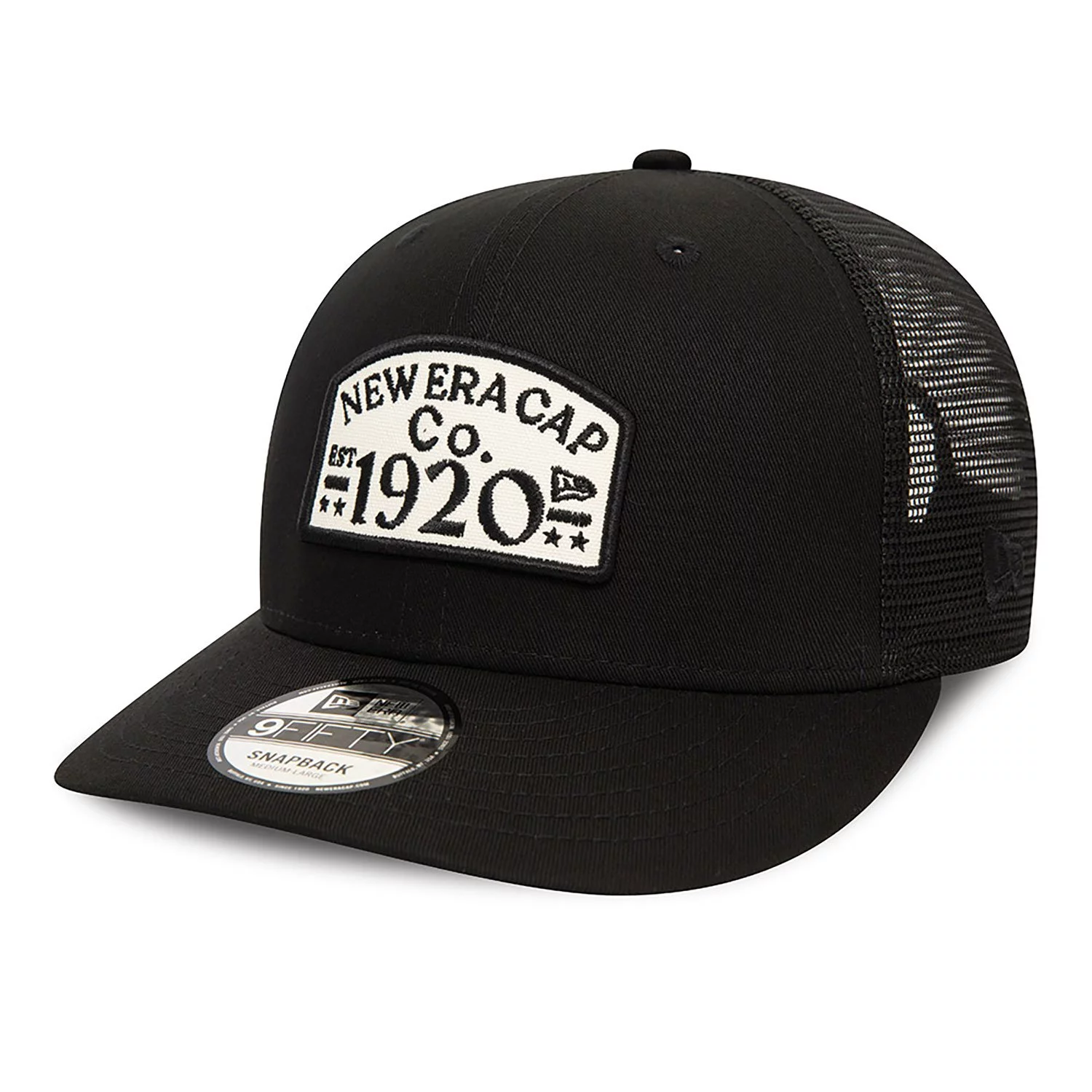 Cap New Era Patch Black 9FIFTY Snapback Trucker Cap 60565424 Cap New Era Patch Black 9FIFTY Snapback Trucker Cap 60565424