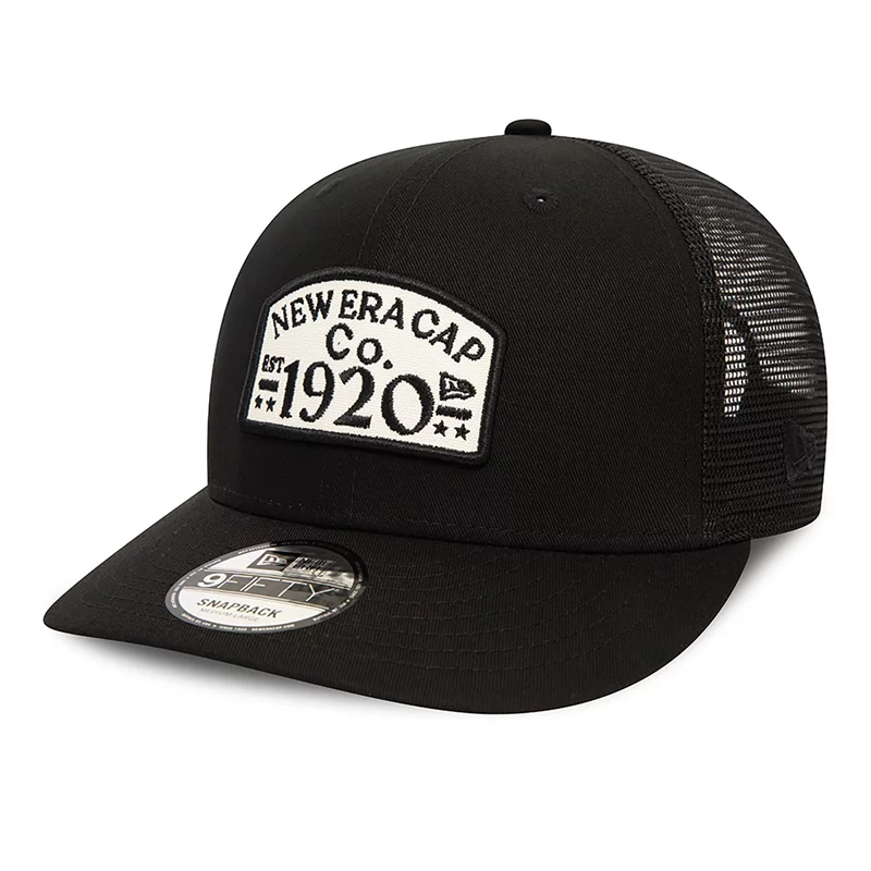 Cap New Era Patch Black 9FIFTY Snapback Trucker Cap 60565424