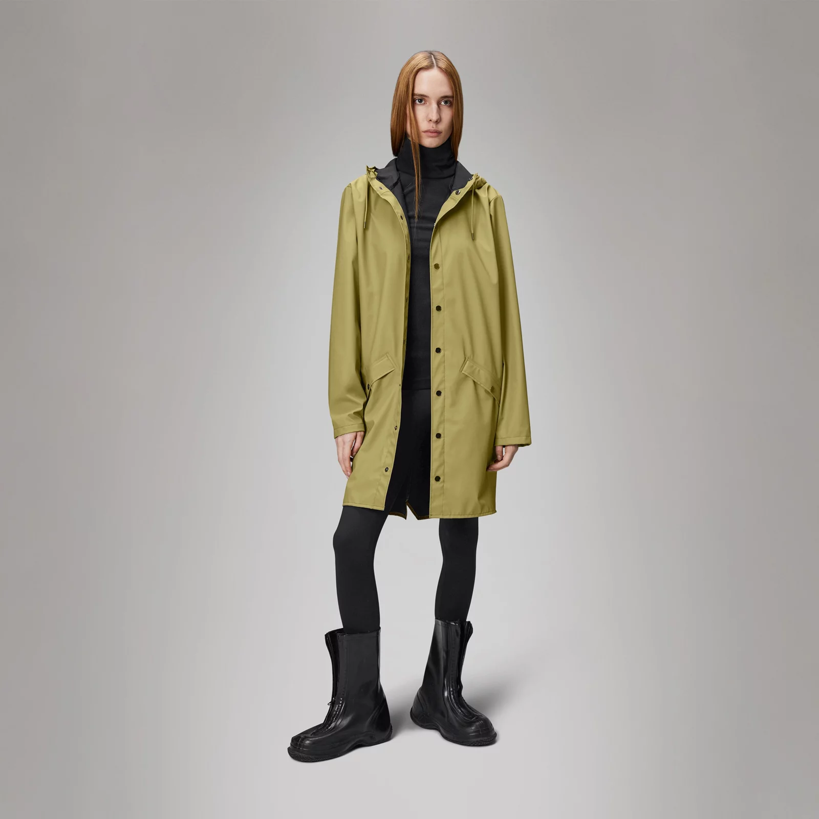 Raincoat Rains Long Jacket W3 Khaki 12020 44