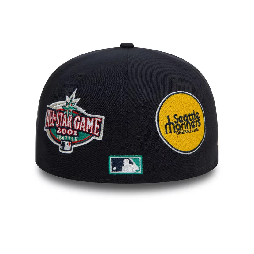 Casquette New Era Seattle Mariners – Taille 7 1/4 – Beige – Occasion