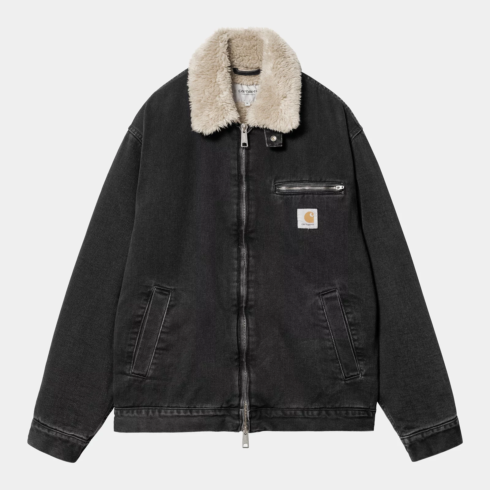 Carhartt WIP Herald Jacket Black / Wall Stone Washed I033765_2JQ_06