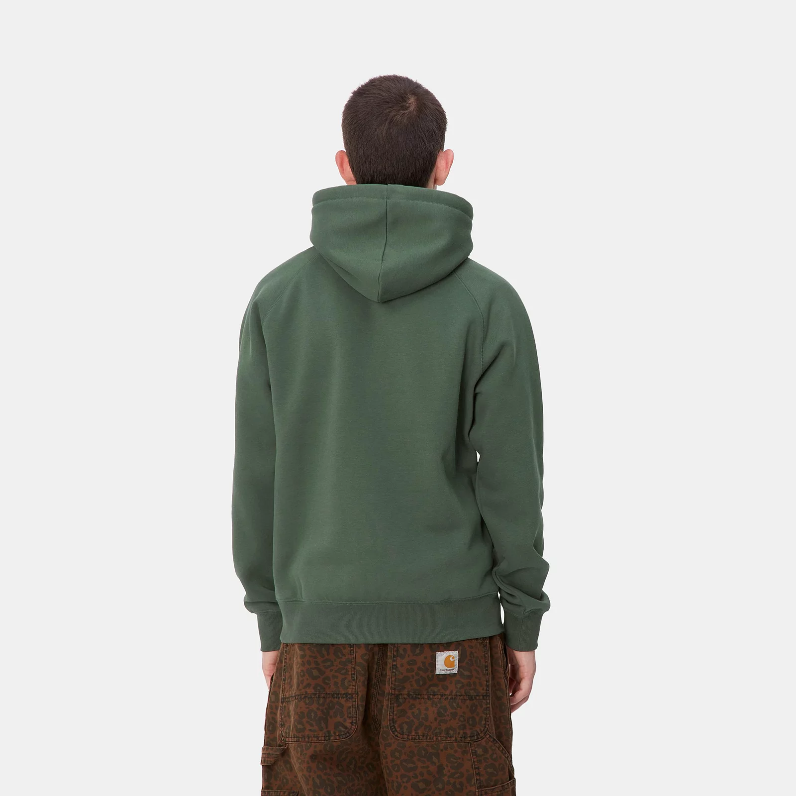 Carhartt WIP Hooded Chase Sweatshirt Sycamore Tree Gold