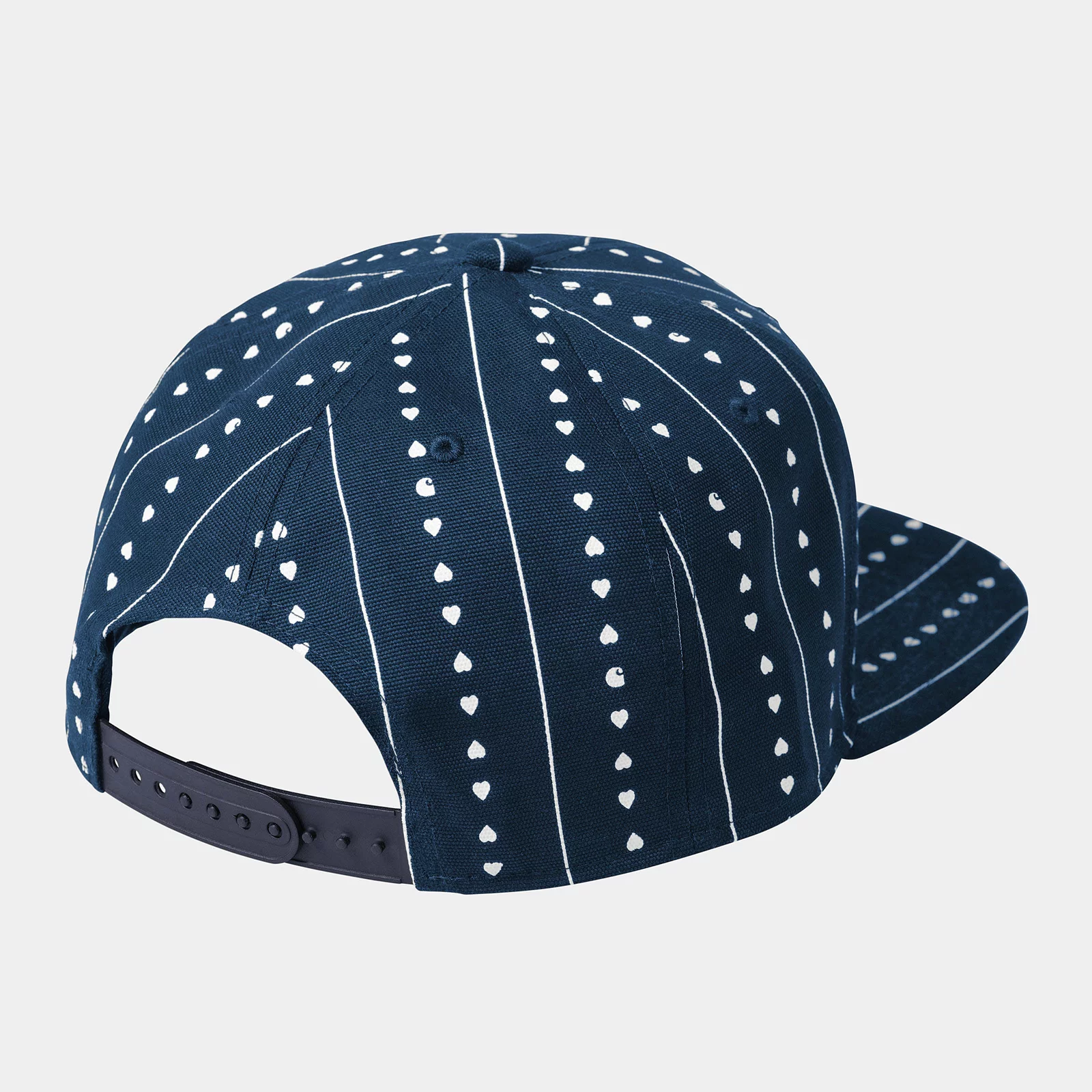 Carhartt WIP Drewe Cappello Heart C A Righe Ink Naturale Navy