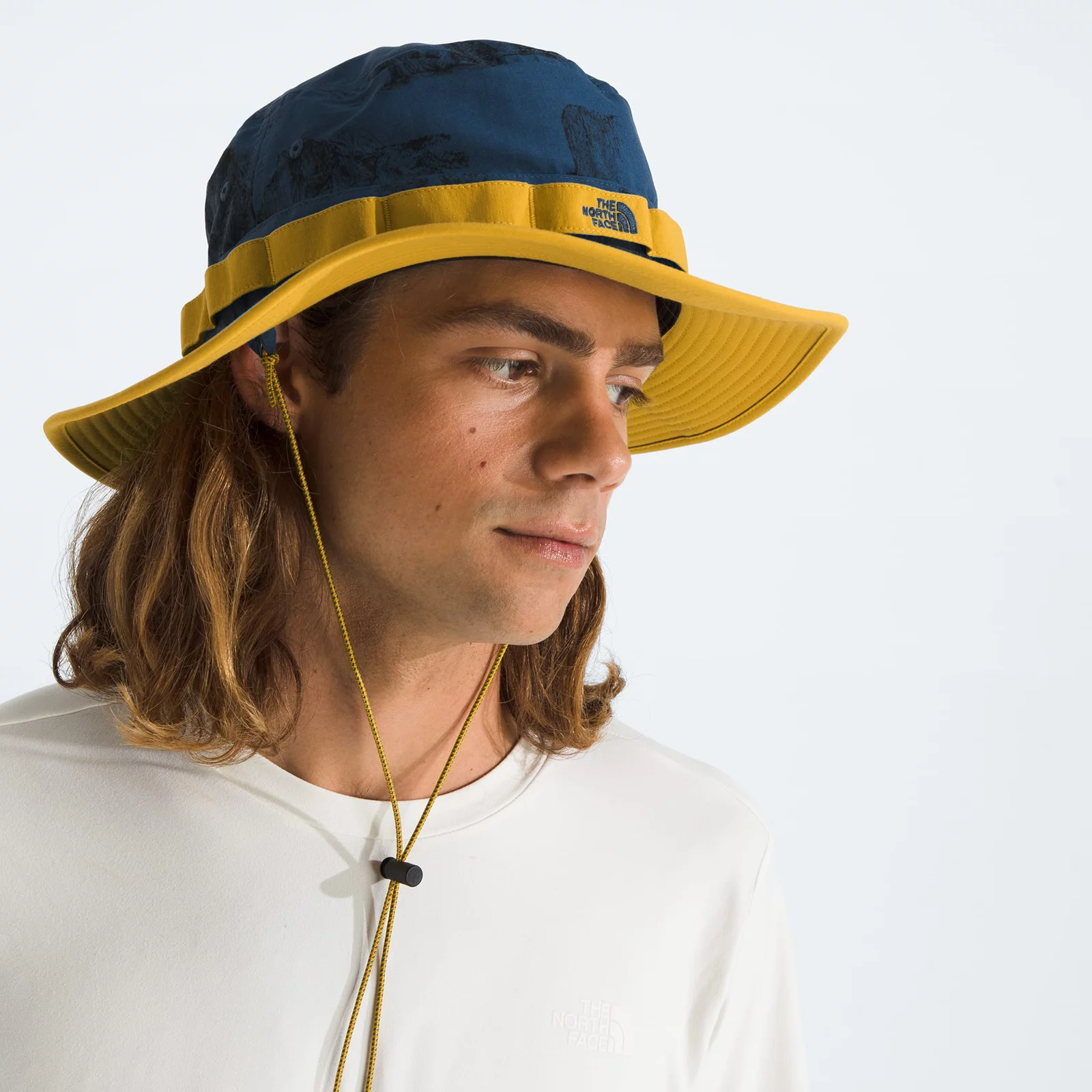 The North Face Class V Brimmer Cappello Shady Blue Yosemite Toile